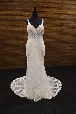 Morilee Madeline Gardner Joy Style 2502 Ivory Wedding Dress Size 14 • $375