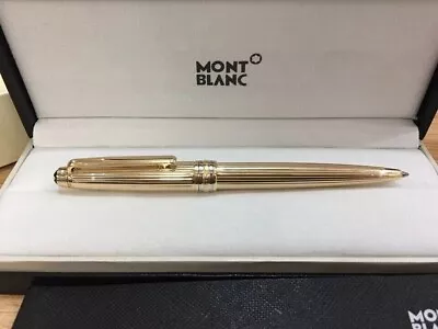 New Montblanc 2866 Meisterstuck Ballpoint Gold Star Pen 164P • $108