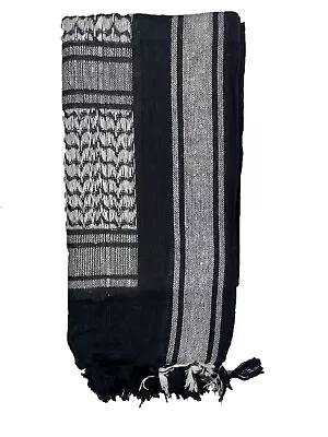 Heavyweight 100% Cotton Shemagh Tactical Desert Arab Keffiyeh Head Cover Scarf • $11.97