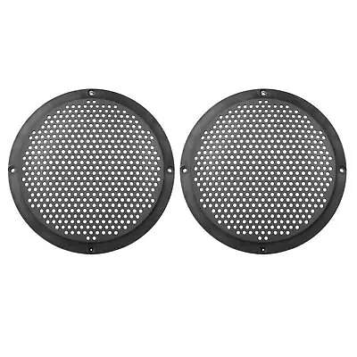 2pcs 6 Plastic Audio Speaker Cover Mesh Subwoofer Grill Horn Guard Decorativ • $13.91