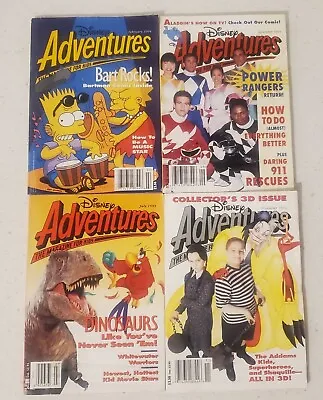 Disney Adventures Magazine Vintage 90s Lot Of 4 • $20