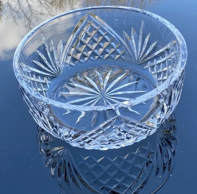 £9.99 • Buy Stunning Vintage Royal Brierly Crystal Cut Glass Bowl. Large Dessert Bowl / Frui