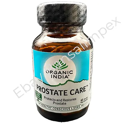 Organic India Prostate Care - Protects & Restores Prostate 60 Capsules • £8.39