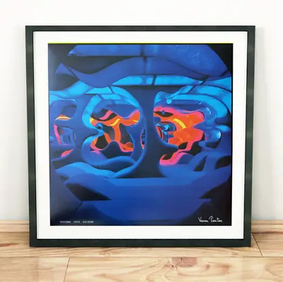 Orig. Verner PANTON Vision 1970s Psychedelic Space Age Poster Mid Century Modern • $199.95