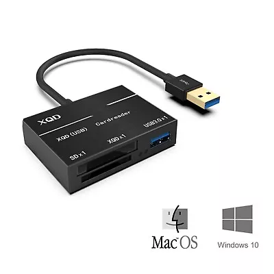 USB 3.0 Adapter USB XQD Card Reader For Sony G Series Lexar XQD Spt • £11.87