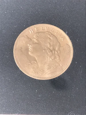 $432 • Buy 1935 20 SWISS FRANCS GOLD COIN .1867oz