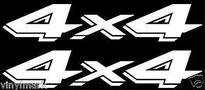 1997 - 2004 4x4 Off Road Decals For Dodge Dakota Pickup Truck White - Vinylmark • $9.99