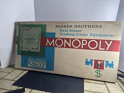 Parker Brothers Vintage 1960s-70s Monopoly Real Estate Trading Game Equipment • $30.50