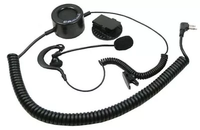 Tactical Ear Microphone With Adjustable Boom And Ptt Large Midland Dim • $68.98