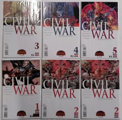 🔥civil War: Whose Side Are You On? #1-5 Complete Lot*marvel 2015*secret Wars* • $17.99