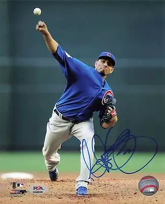 Matt Garza Cubs Signed 8x10 Photo Autograph PSA/DNA AN48399 • $19