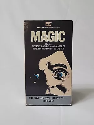 Magic VHS (Embassy 1984 Anthony Hopkins) Great Condition! • $9.98