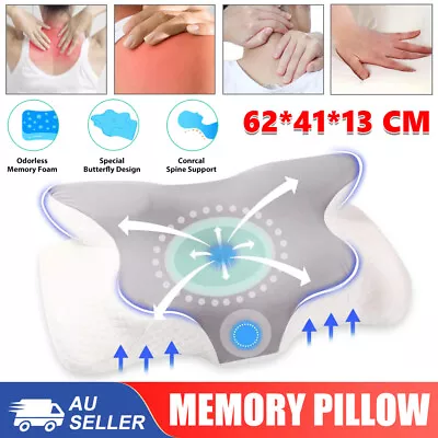 Memory Foam Pillows Orthopedic Shoulder Neck Support Pillow Side Back Sleepers • $40.85