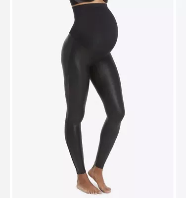 Spanx Mamá Faux Leather Leggings Size XS • $29