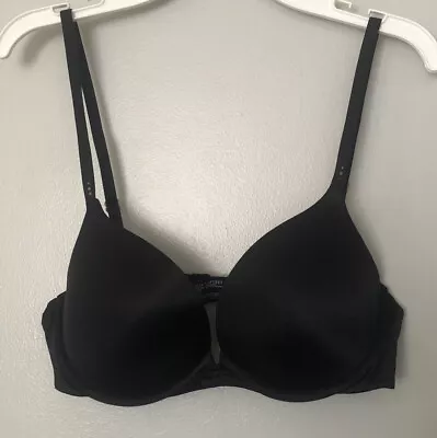 Size 34 C Victoria’s Secret Biofit Push-Up Underwire Black Bra • $11.99