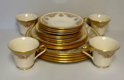 Lenox VERSAILLE 19 Piece Set FOUR PLACE SETTINGS (-1 Salad Plate) • $249.95