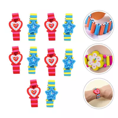 10 Pcs Baby Watch Toy Time Learning Watch Child Toy Wrist Watch Toy Kid Gift • £10.79