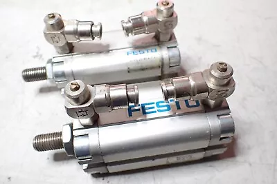 FESTO PNEUMATIC CYLINDER -- Qty Of 2 -- 20mm X 40mm 1566606 -- ADVU-20-40-A-P-A • $69