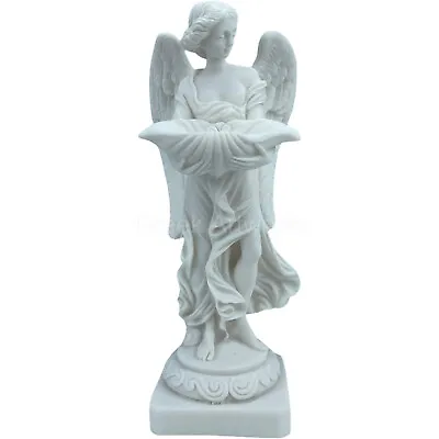 The Angel Of Baptism With Shell Cast Marble Greek Sculpture Statue White • $41.90