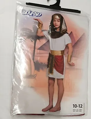 £9.99 • Buy Bnip Boland Childs Egyptian Pharaoh Boy Fancy Dress Costume 10-12 Years 