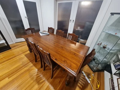 $200 • Buy Wooden Dining Table And Chairs