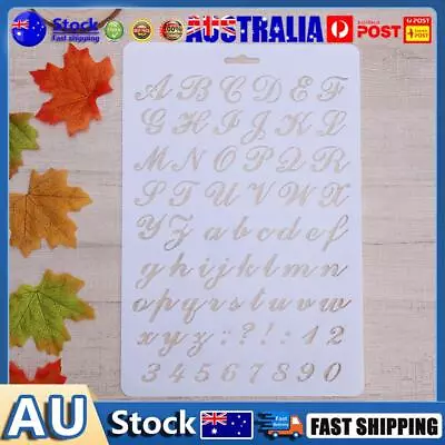 Lettering Stencil Letter Alphabet Stencils Painting Paper Craft Number Word • $6.66