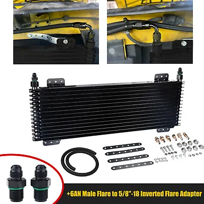 For Tru-Cool 40000 40k GVW Transmission Oil Cooler Low-Pressure W/ 6AN Fittings • $79.30