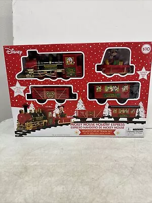 Disney Mickey Mouse Holiday Express 12-Piece Ready To Play Train Set NEW! • $27