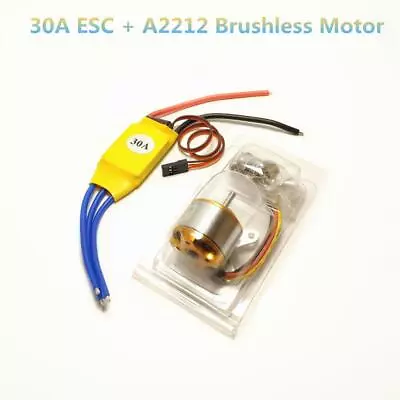 A2212 1000kv Brushless Motor+30A ESC For RC Airplane Multicopter X525 Quadcopter • $12.99