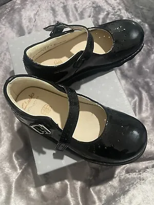 CLARKS CROWN JUMP MARY JANE SHOES UK SIZE 9 Fit E • £22