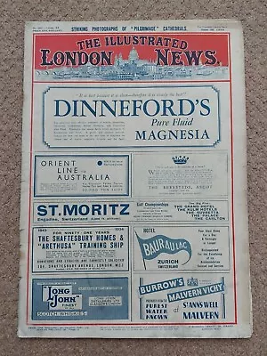 The Illustrated London News No 4967 June 30  1934 Wimbledon End Waterloo Bridge • £5.99