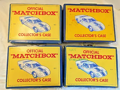 Lot Of 4 Matchbox Lesney Collector's Cases 1966 Lot 35 • $95