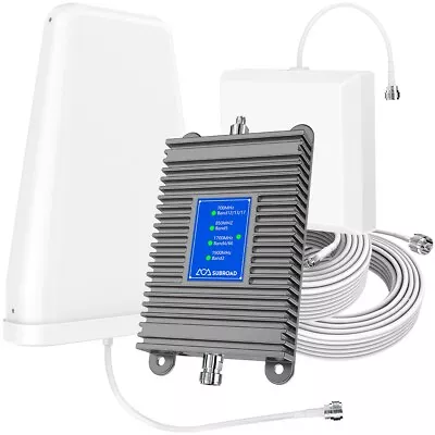 5G  Cell Phone Signal Booster ATT Verizon Band 2/4/5/12/13/17/25/66 Cell Booster • $68.99