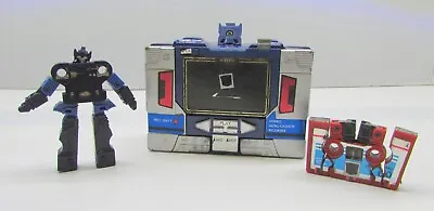 Vintage SOUNDWAVE G1 Gen One 1983 Takara Hasbro Transformers 2 Mini Cassettes! • $69.95