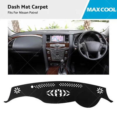 Fits For Nissan Patrol Y62 ST-L Ti Dash Mat Dashboard Sun Cover Carpet Non-Slip • $37.99