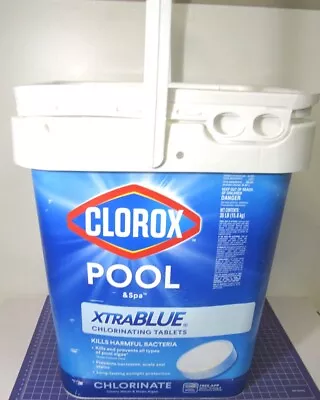 CLOROX Pool & Spa 3” XTRA BLUE Chlorinating Chlorine Tablets 35 LB Bucket • $189.95