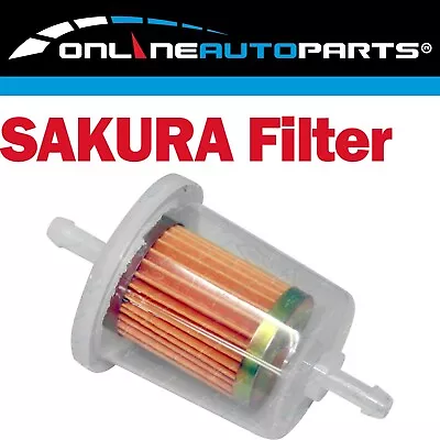 Sakura Petrol Plastic Inline Fuel Filter For Falcon XB XC 3.3L 6cyl 200ci 73~79 • $6.95