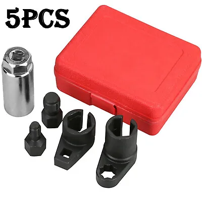 5Pcs Oxygen Sensor Socket Wrench 3/8  1/2  22mm Auto Repair Installer Tool • $24.80