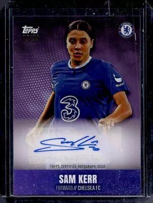 Topps Chelsea Team Set 2022/23 Sam Kerr Chelsea Purple Autograph 02/25 • £23