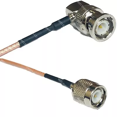 RG316 BNC MALE ANGLE To TNC MALE RF Cable Rapid-SHIP LOT • $11.99