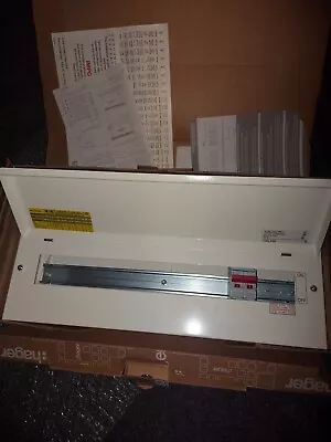 Hager Consumer Unit 20 Way DB With 100amp Main Switch + 14 Mcbs • £50