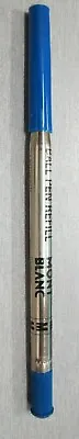  Montblanc Ballpoint Pen Refill Blue Medium Pt  Old Style With Adapter New • $29.98