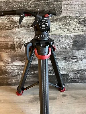 $7750 • Buy Sachtler System Aktiv14T & Flowtech 100 With Mid-Level Spreader 2076T-FTMS