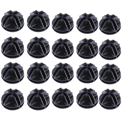 20PCS Wire Storage Cube Plastic Connectors Mesh Snap Plastic Push Grid • £9.23