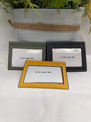 Coach Slim ID Card Case NWT (You Pick) • $65.07