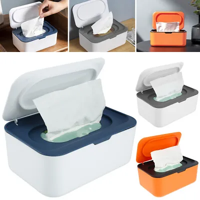 Wipes Dispenser Baby Wipe Holder Sealing Wipe Container Dustproof Tissues SDG • £8.83