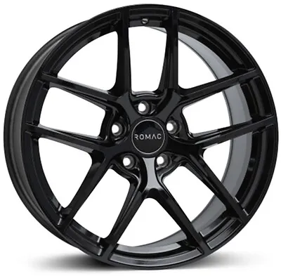 Alloy Wheels 18  Romac Diablo Black Gloss For VW Jetta [Mk4] 11-18 • $883.01