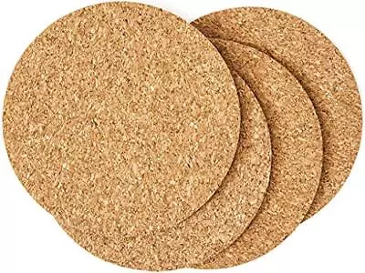 $5.66 • Buy Cork Drink Coasters 1/8 Thick 30 Pack - Home Bar And Kitchen Essential - Blank  