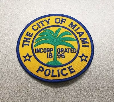 Miami Florida Police Shoulder Patch • $10
