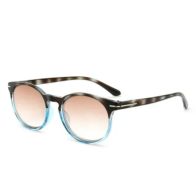 $15.95 • Buy Mens Ladies Magnifying Sunglasses Reading Round SpringHinge Tinted Glasses 145BU
